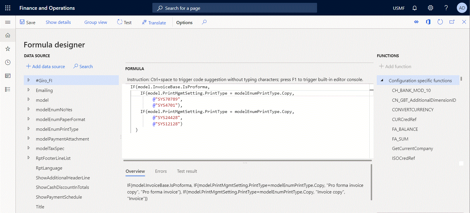 ER-formelredigerar-gif som visar utlösande IntelliSense.