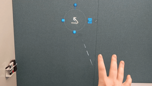 Animering av handbild för att skala Animering av handbild för att skala.