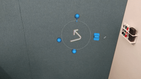 Rotera fritt med pekfunktionen Rotera fritt med pekfunktionen.