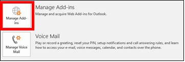 Hantera Dynamics 365 App for Outlook-tillägget Hantera Dynamics 365 App for Outlook-tillägget