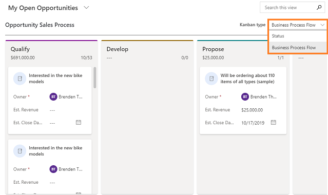 Kanban-typlista.