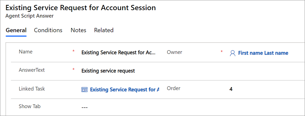 Sample agent script answer Sample agent script answer.
