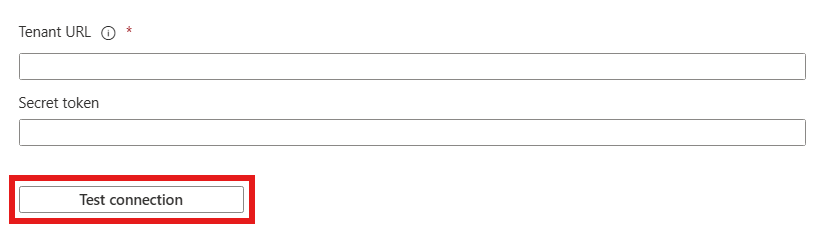 Skärmbild av provisioning-testanslutning.
