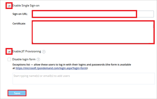 Konfigurera enkel inloggning