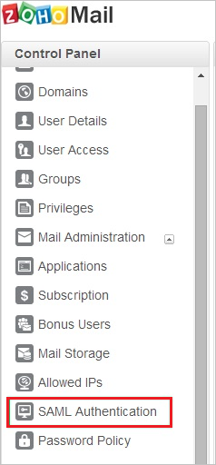 SAML Authentication SAML Authentication