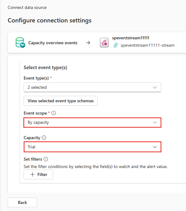 En skärmbild av skärmen Anslut.