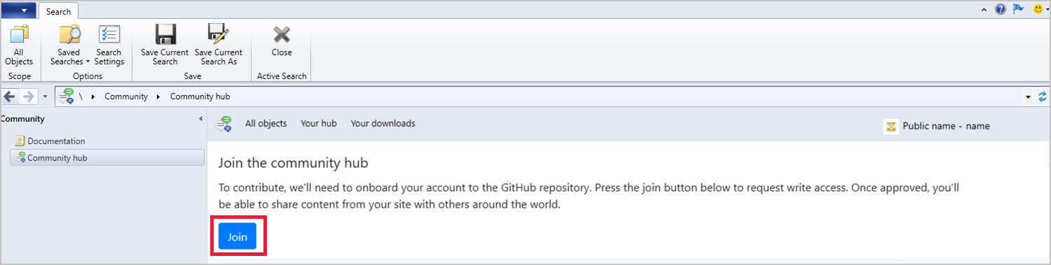 Gå med i Configuration Manager Community Hub
