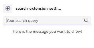 Screenshot shows the message response type.