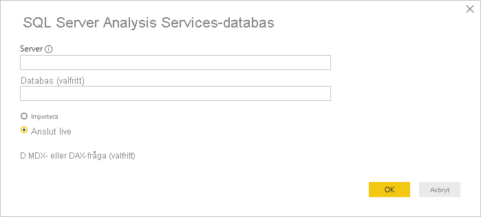 Screenshot shows the SQL Server Analysis Services database window.