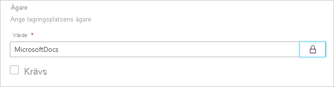 Screenshot of an absolute parameter value.