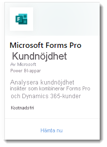 Screenshot shows Microsoft Forms Pro Customer Satisfaction web app.