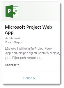 Screenshot shows Microsoft Project web app.