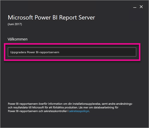 Upgrade Power BI Report Server