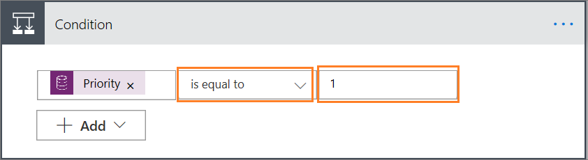 Set condition and value Set condition and value.