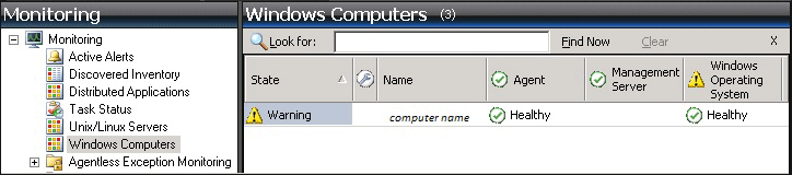 Översiktsvy Windows-datorer