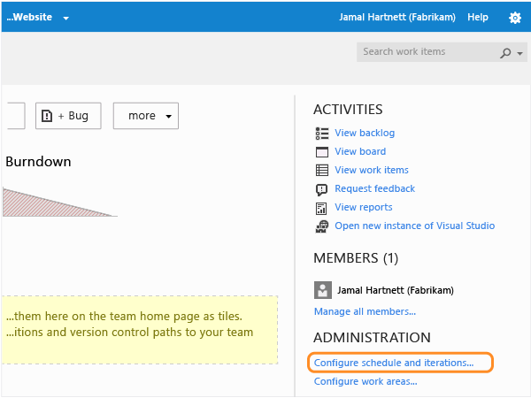 Configure sprints and schedules