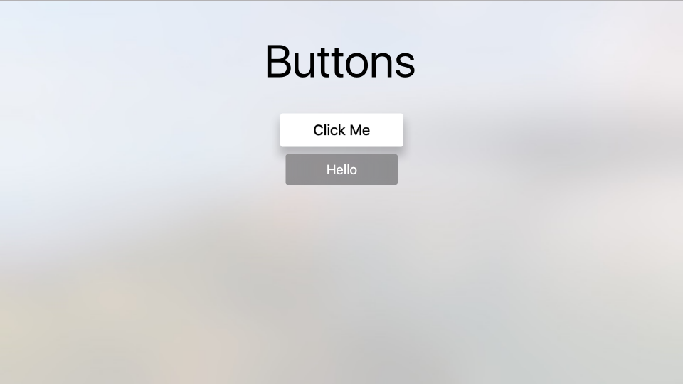 Example buttons