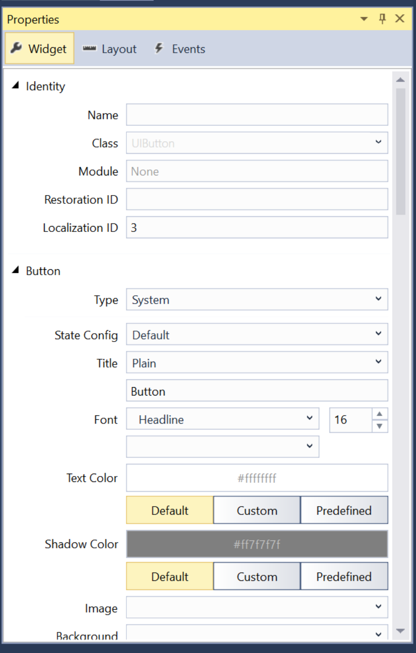 The Properties Explorer