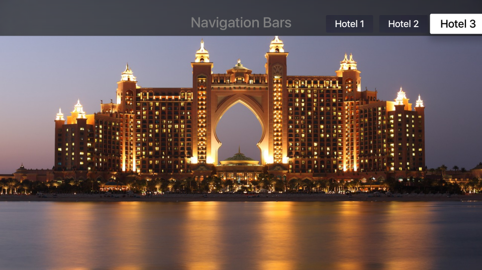 Sample Navigation Bar