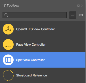 A Split View Controller