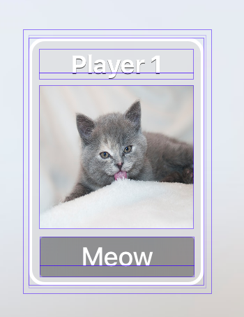 Element layout example