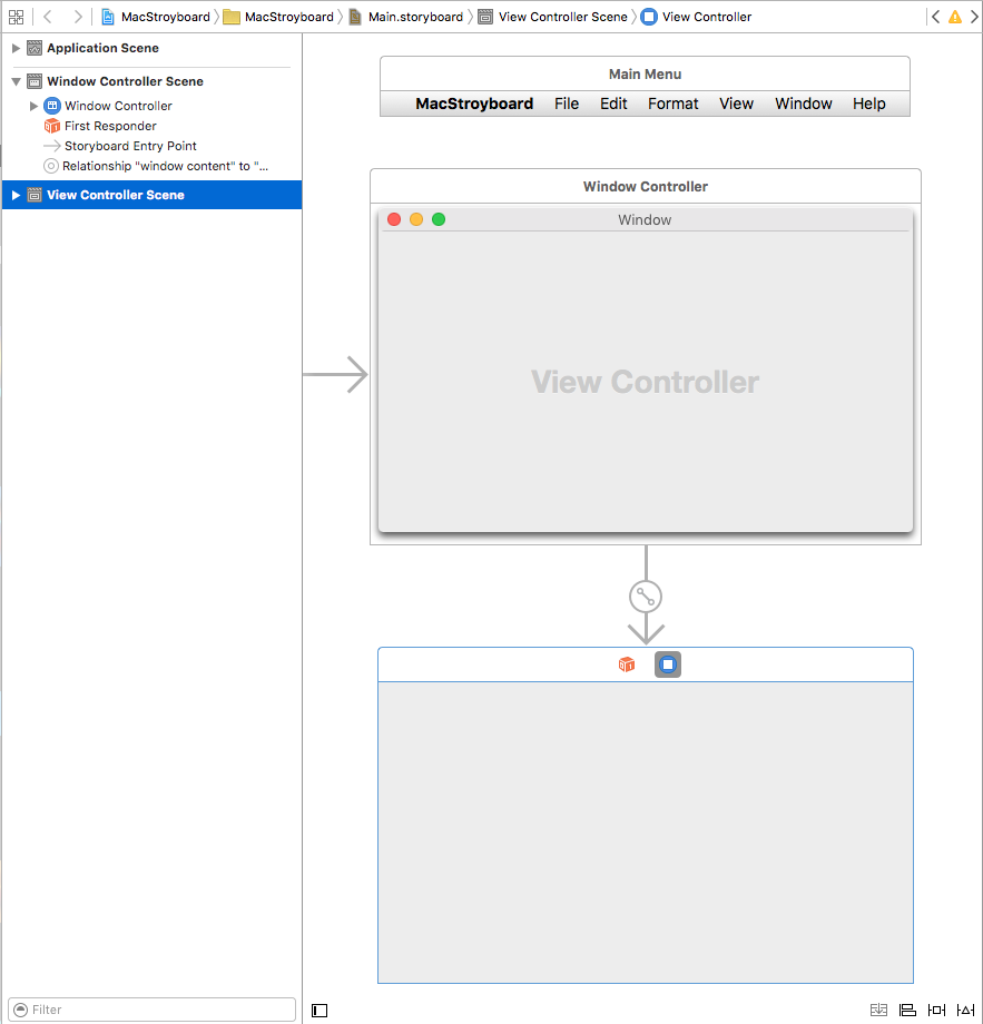 Removing the default view controller