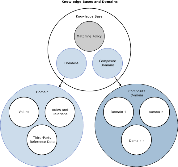 Knowledge Base and Domains in DQS