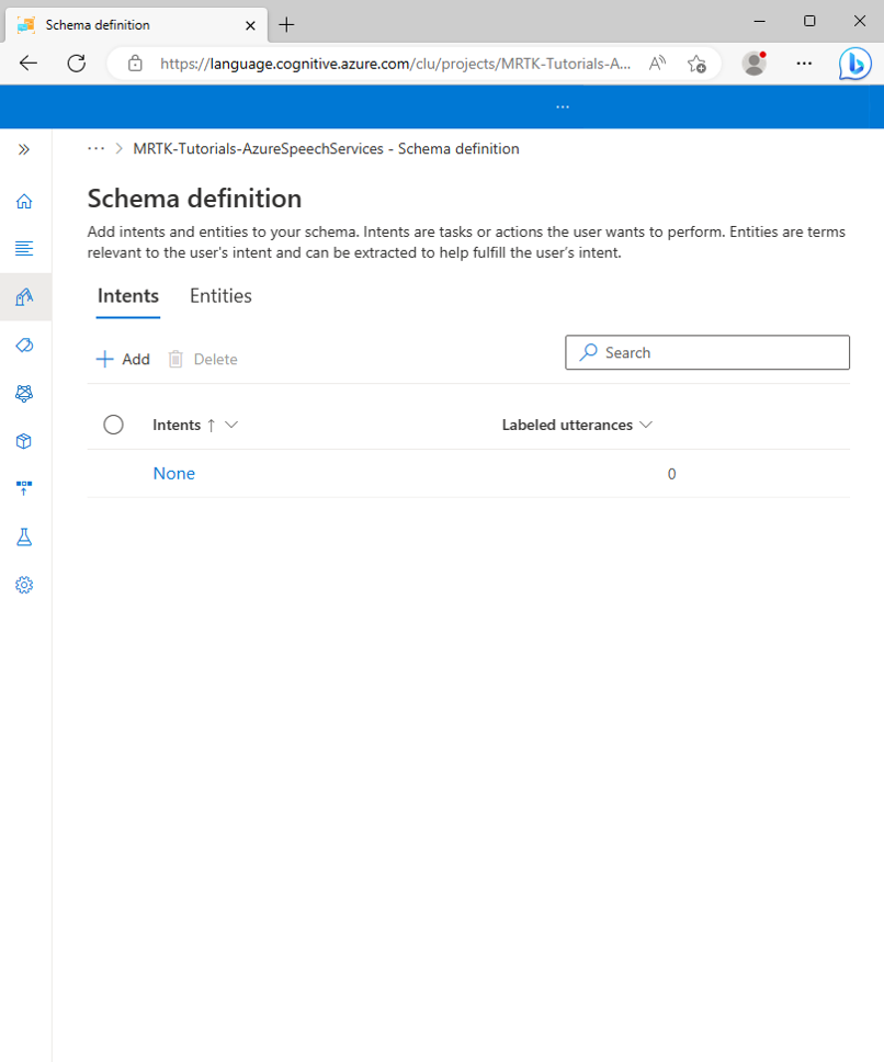 Screenshot of the App's dashboard page.