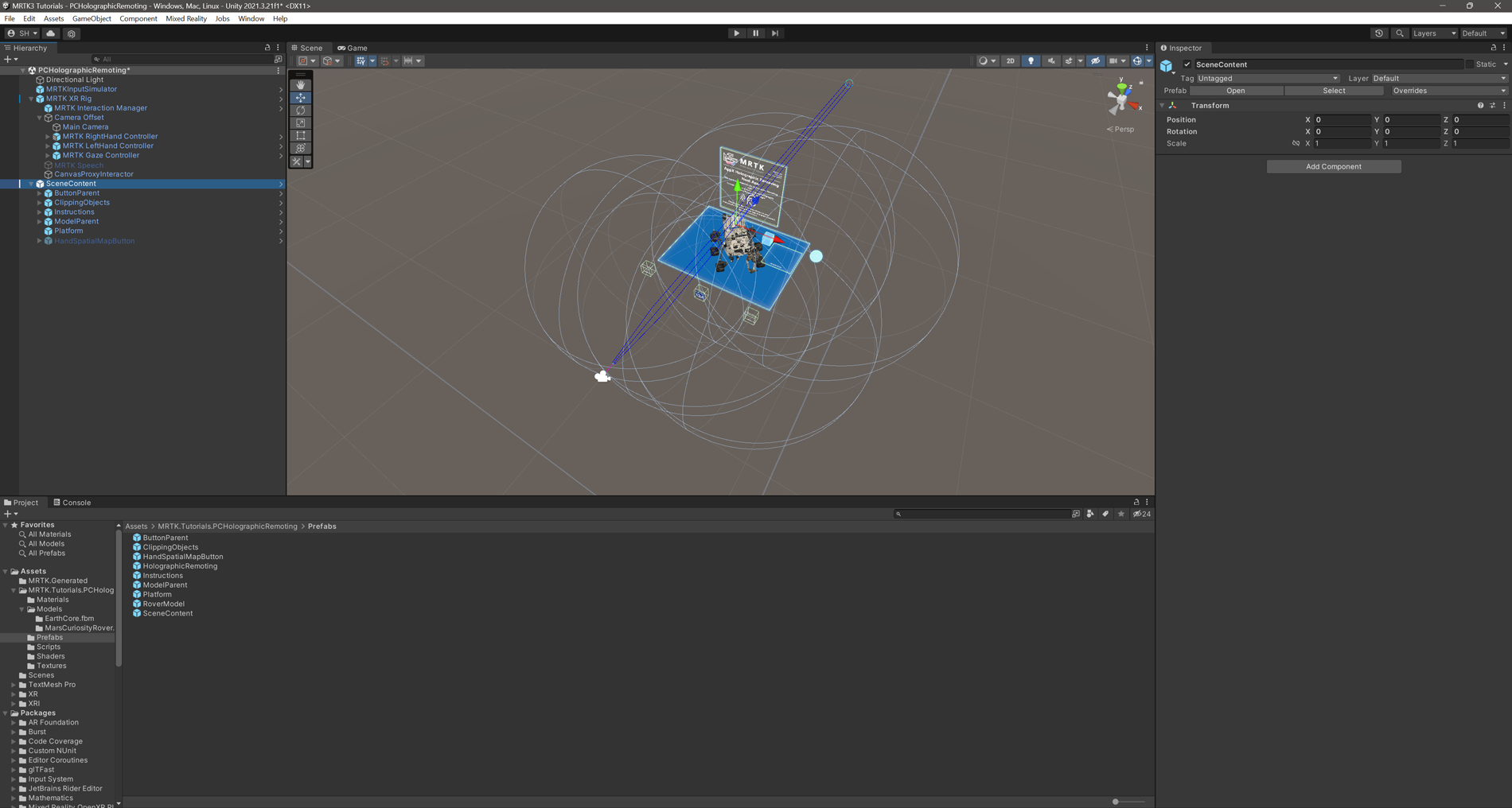 Screenshot of Adding prefabs 2.