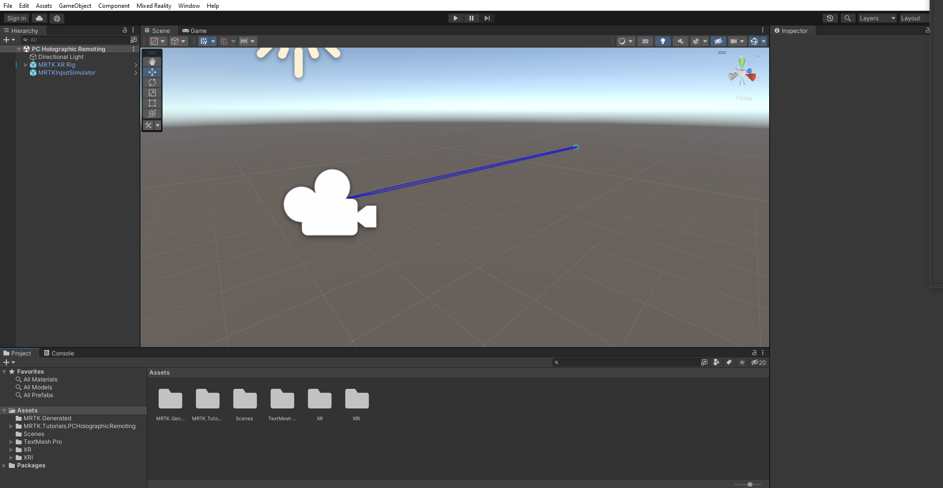 Screenshot of Project window.