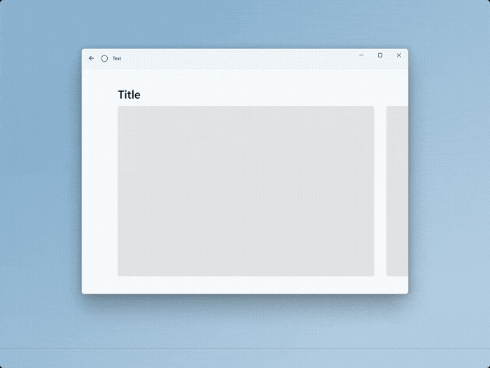 Animerad GIF av användare som drar en karusell av objekt fram och tillbaka.