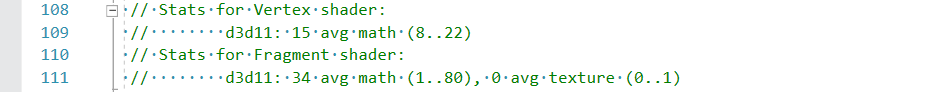 MRTK Standard Shader-statistik