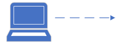 Diagram showing basic audio profile configuration 12 with PC connected to a single audio device in mono.