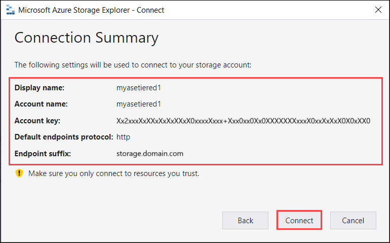Configure Storage Explorer 5