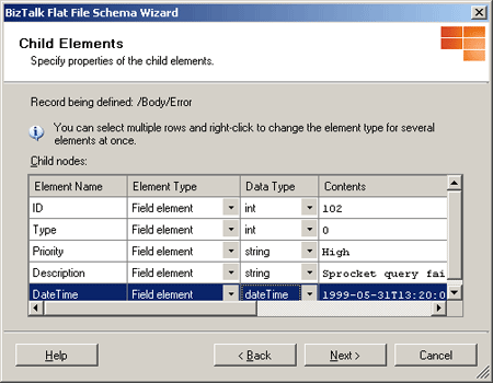 ffwiz_bodyerror_child_elements Error record defined with five elements