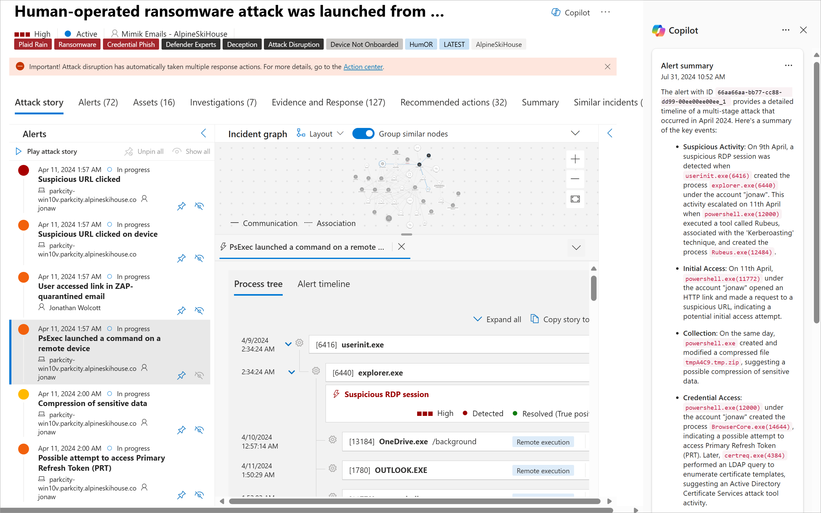 Investigate an incident's malicious script | Microsoft Learn