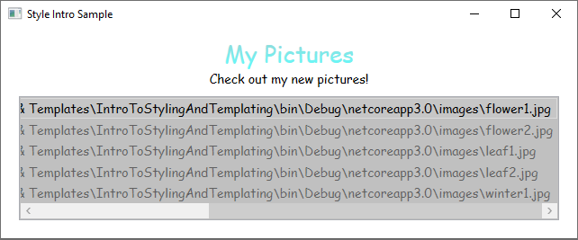 StylingIntro_ListBoxBefore ListBox before applying template