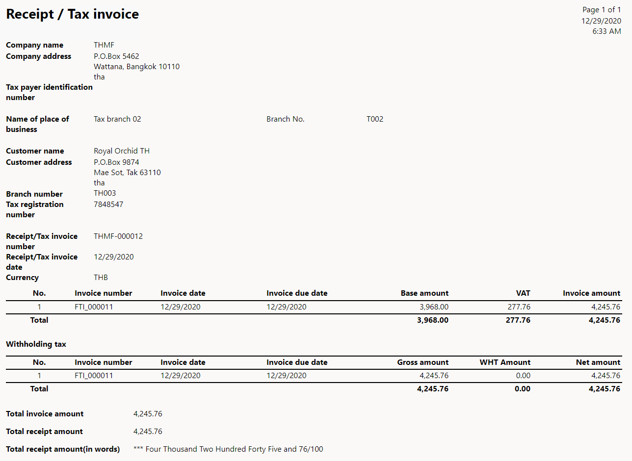 Can A Tax Invoice Also Be A Receipt