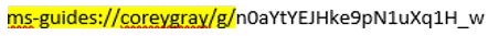 Deep link showing highlighted prefix Deep link showing highlighted prefix.