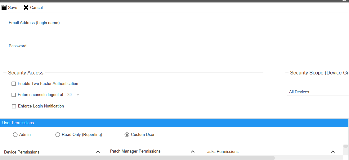 Screenshot shows page where you can enter your information.