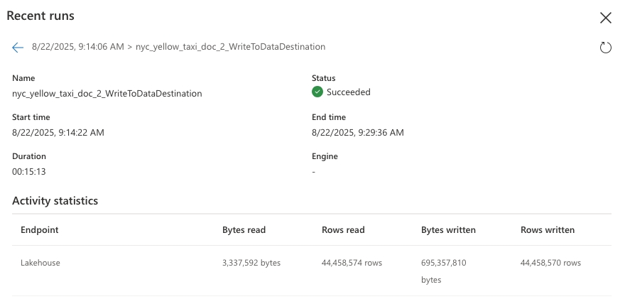 สกรีนช็อตแสดงประวัติการรีเฟรชคิวรี 2
