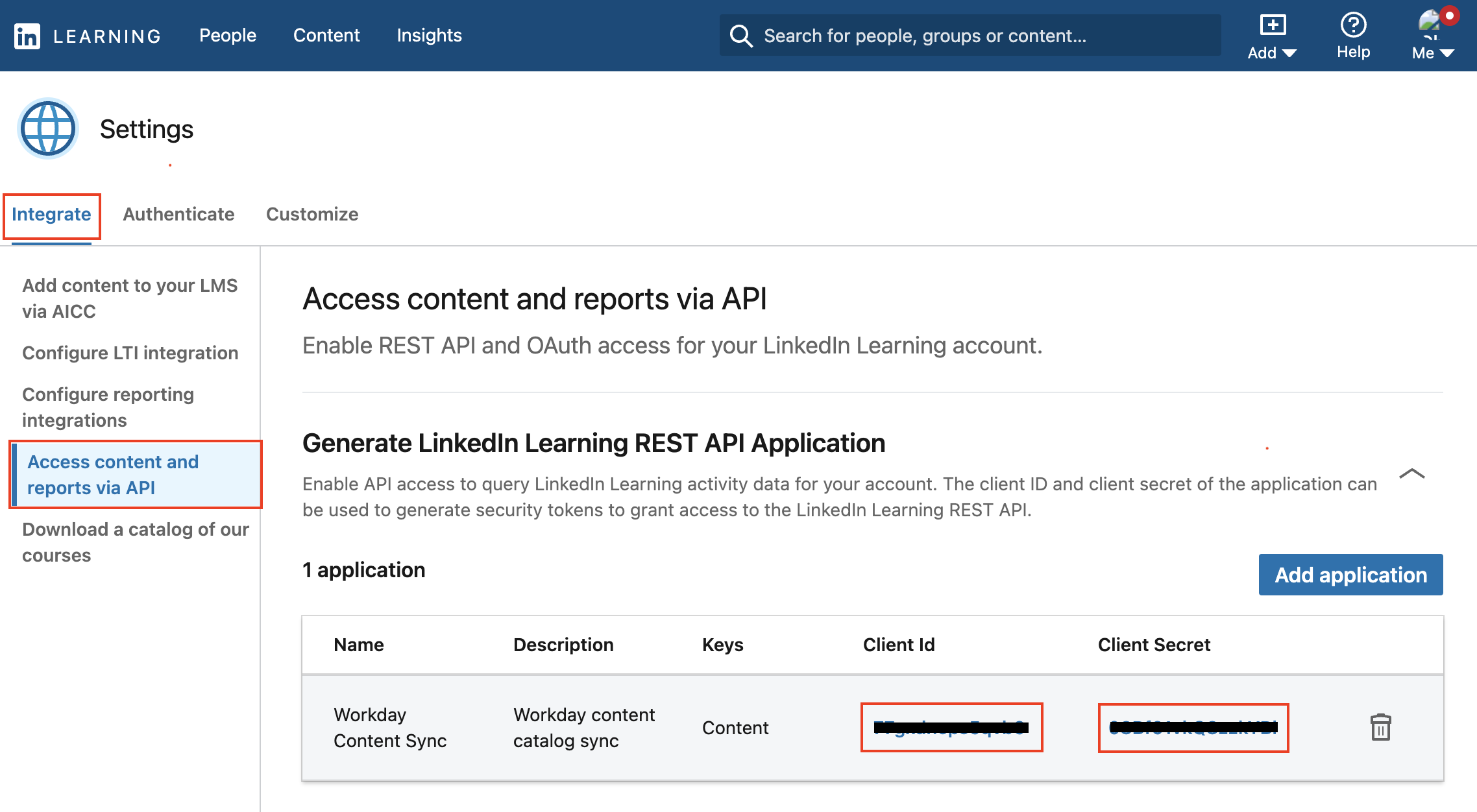 Copy Client ID and Client Secret