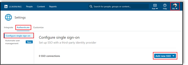 linkedin-learning-sso-panel-settings-screen