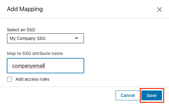 Add attribute mapping
