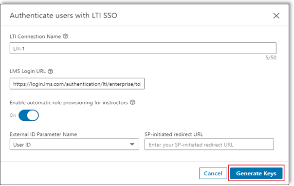 linkedin-learning-generate-lti-keys-screen