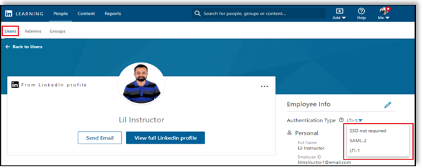 linkedin-learning-individual-user-auth-method