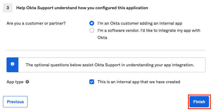 Okta feedback page