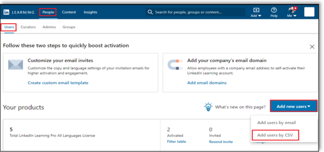 linkedin-learning-add-users-via-csv-dropdown