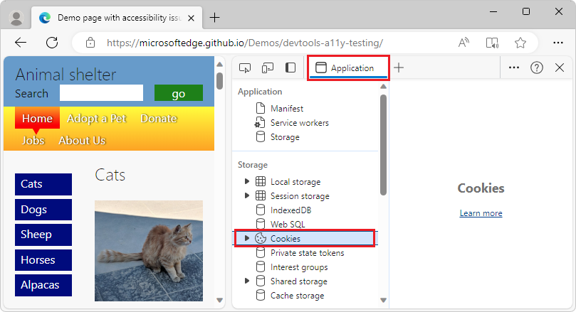 Updated text color for tree items in the Application tool