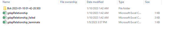 Screenshot of File Explorer contents for replacing a file during update.